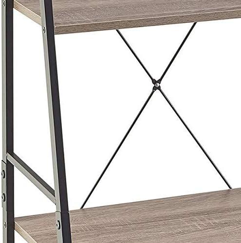 imageClosetMaid 1312 4Tier Wood Ladder Shelf Bookcase NaturalGrey
