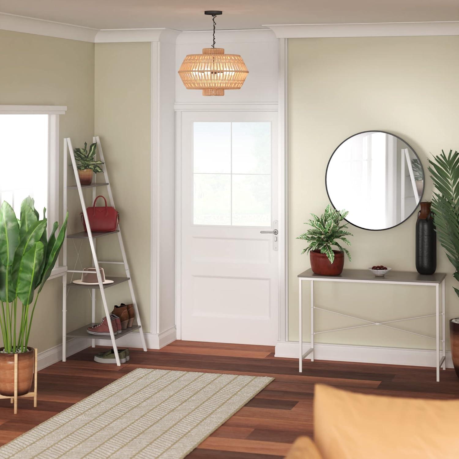 imageClosetMaid 1312 4Tier Wood Ladder Shelf Bookcase NaturalTaupe