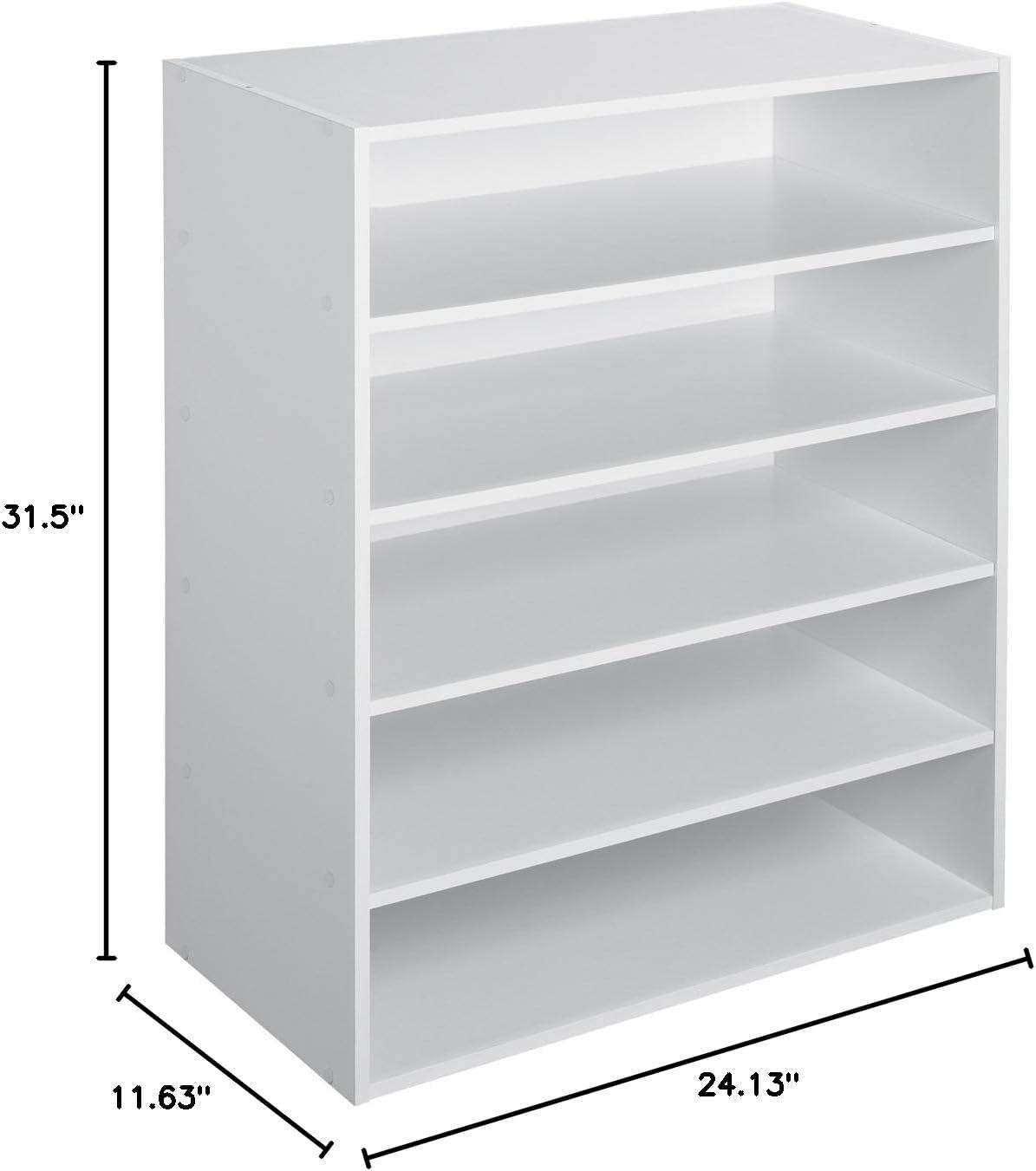 imageClosetMaid 1565 Stackable 5Shelf Organizer WhiteOrganizer