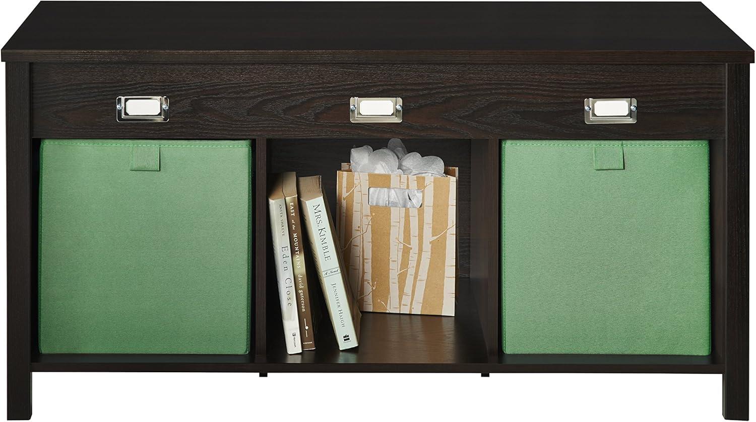 imageClosetMaid 16053 Premium Adjustable 6Cube Organizer Weathered OakBlack Walnut