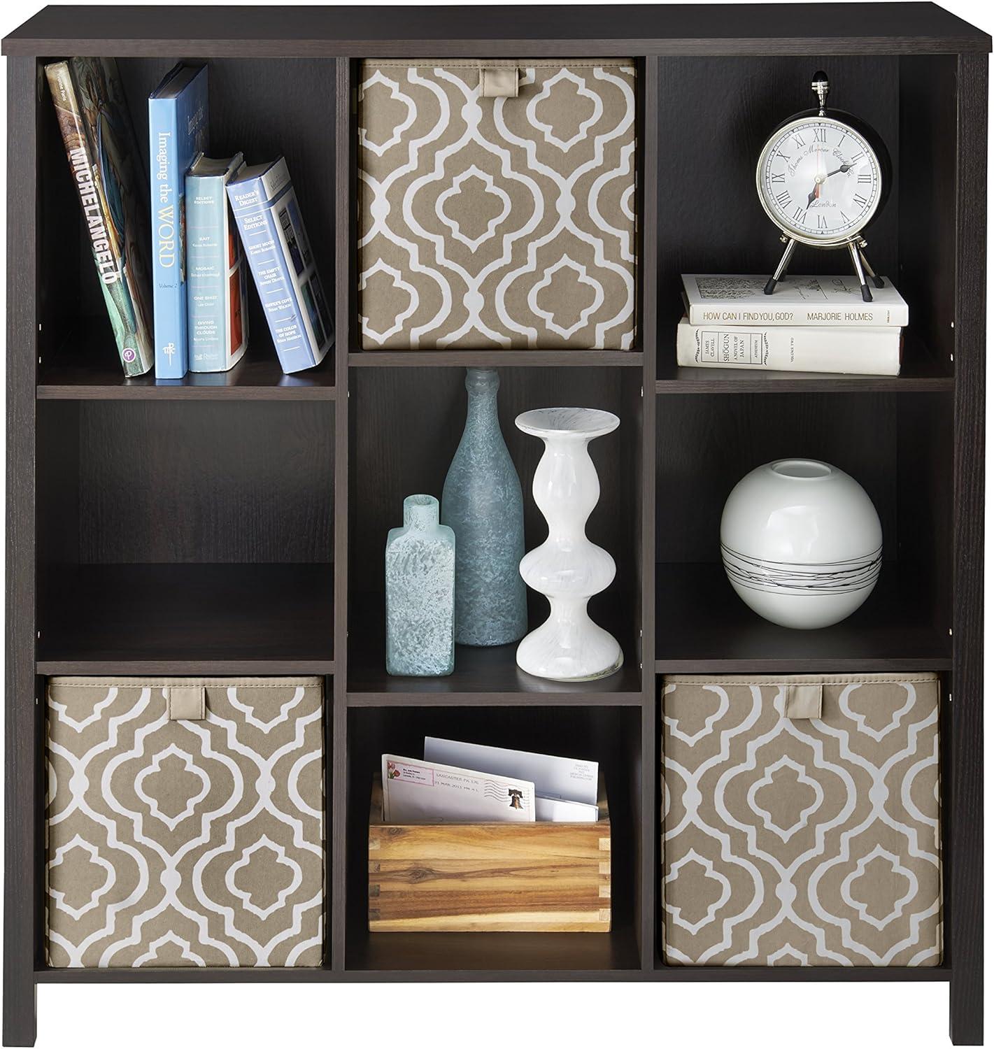 imageClosetMaid 16053 Premium Adjustable 6Cube Organizer Weathered OakBlack Walnut