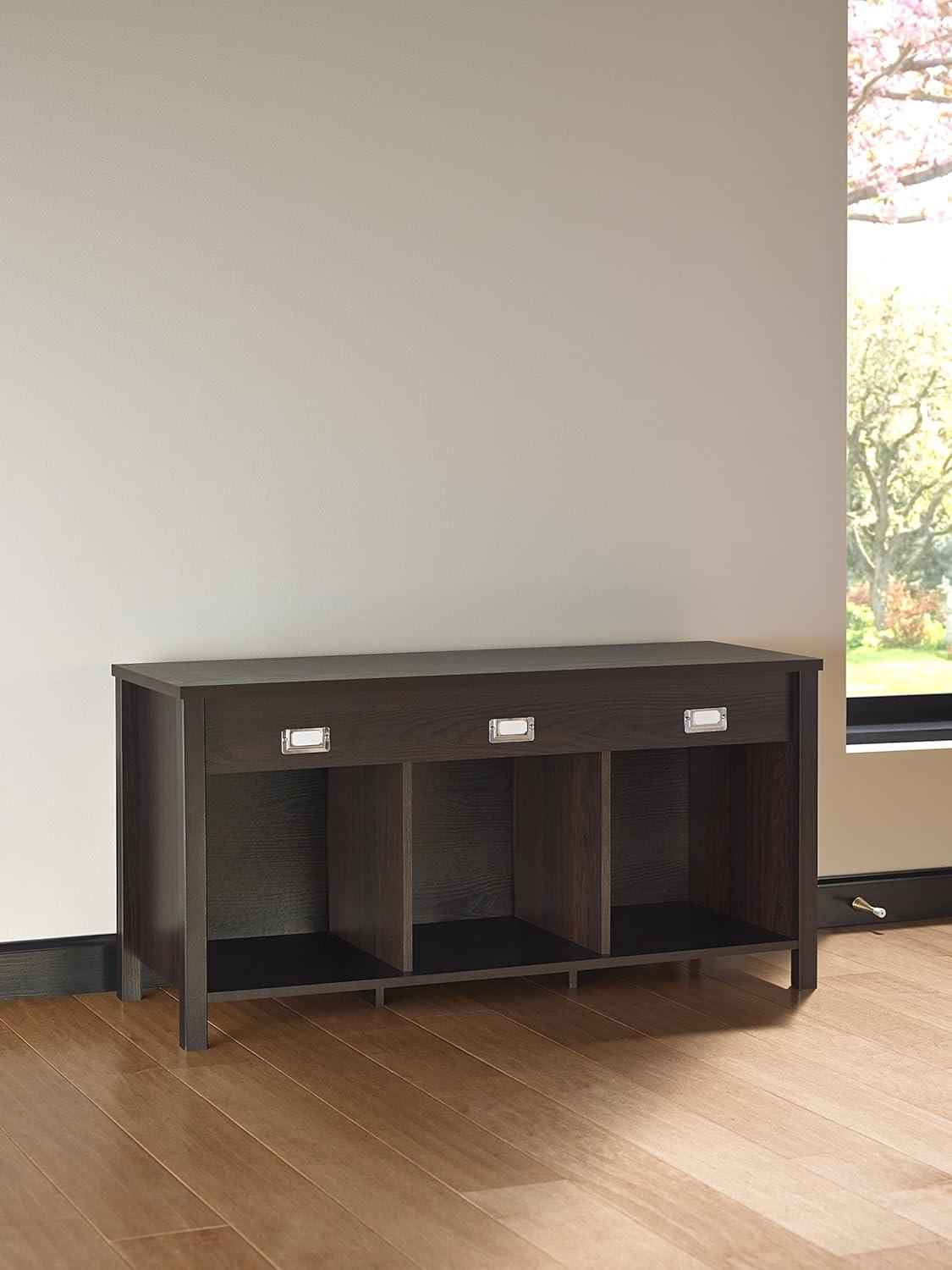 imageClosetMaid 16053 Premium Adjustable 6Cube Organizer Weathered OakBlack Walnut