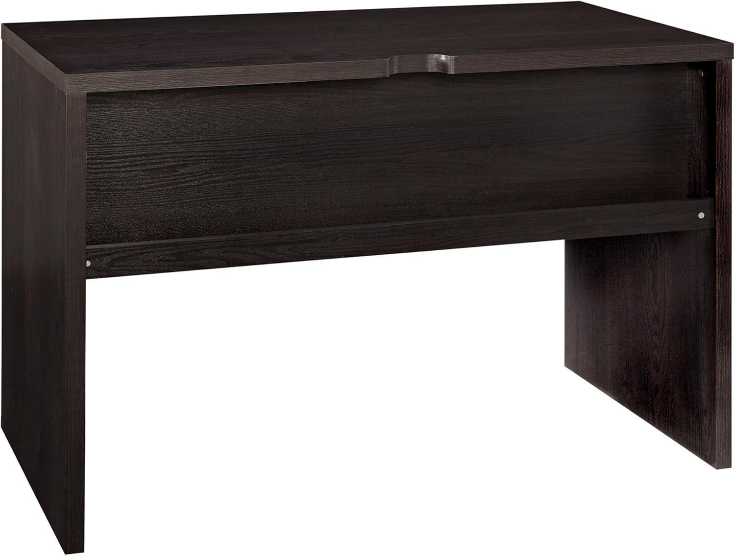 imageClosetMaid 438 in W Home Office Desk for Computer Laptop Writing Study with Modern Simple Style Black Walnut Wood FinishBlack Walnut