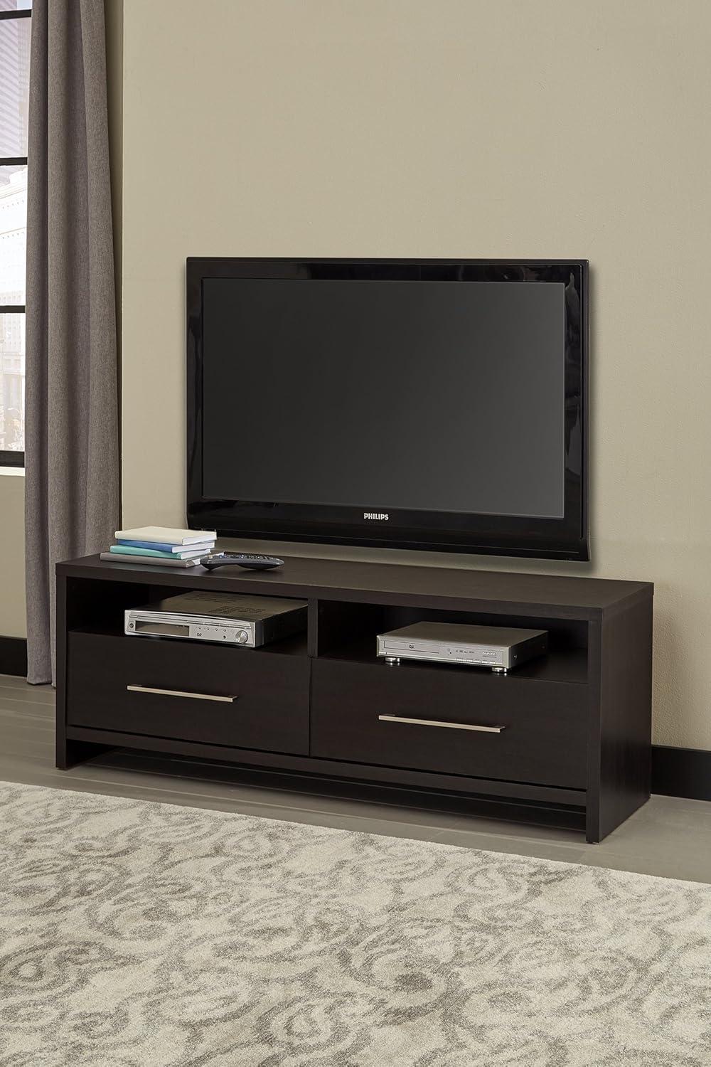 imageClosetMaid 438 in W Home Office Desk for Computer Laptop Writing Study with Modern Simple Style Black Walnut Wood FinishBlack Walnut