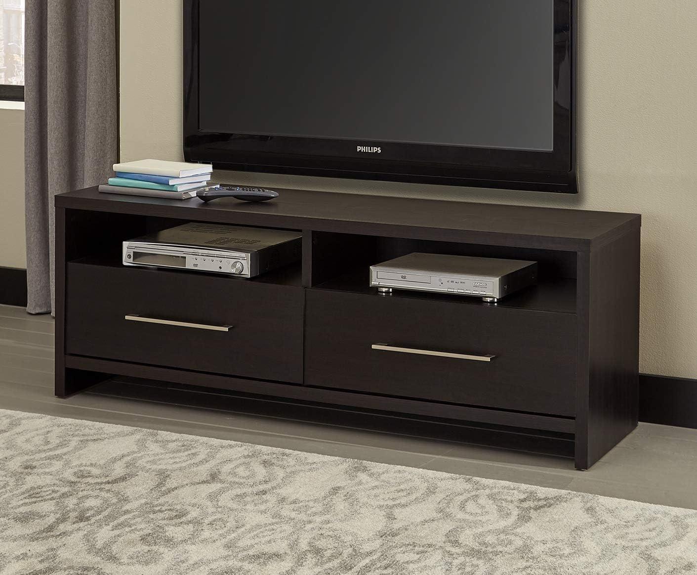 imageClosetMaid 438 in W Home Office Desk for Computer Laptop Writing Study with Modern Simple Style Black Walnut Wood FinishBlack Walnut