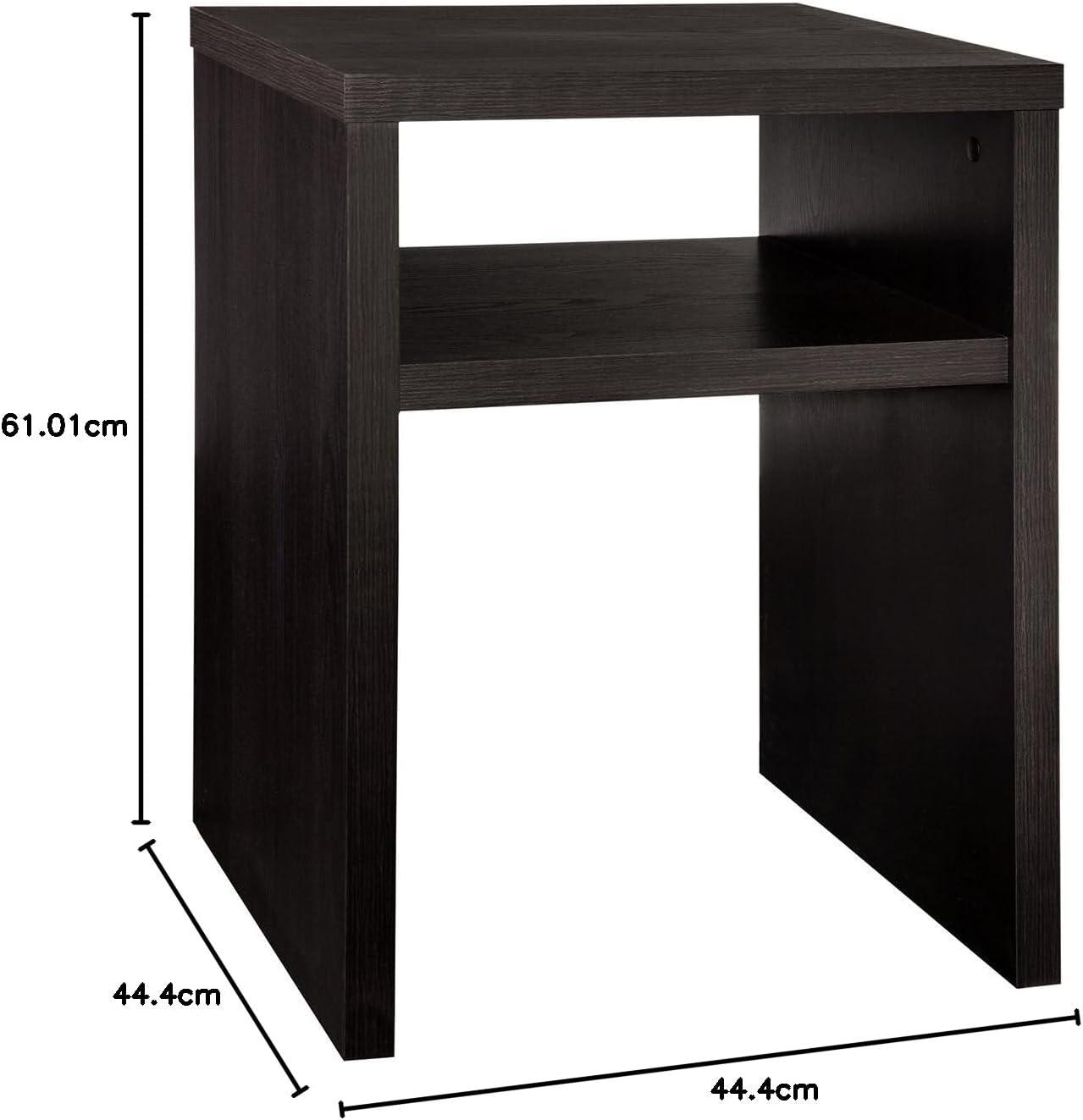 imageClosetMaid 438 in W Home Office Desk for Computer Laptop Writing Study with Modern Simple Style Black Walnut Wood FinishBlack Walnut