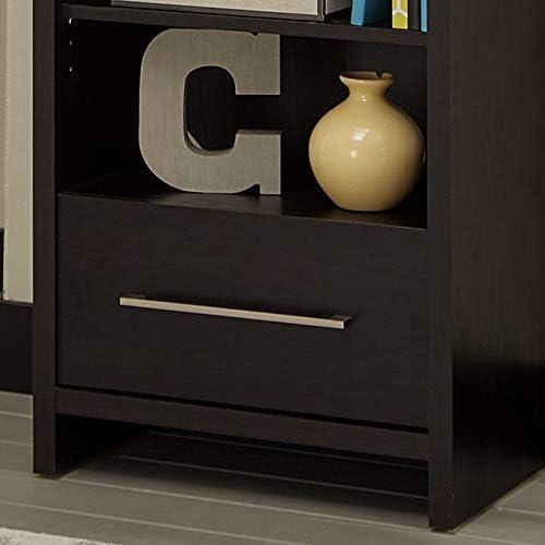 imageClosetMaid 438 in W Home Office Desk for Computer Laptop Writing Study with Modern Simple Style Black Walnut Wood FinishBlack Walnut