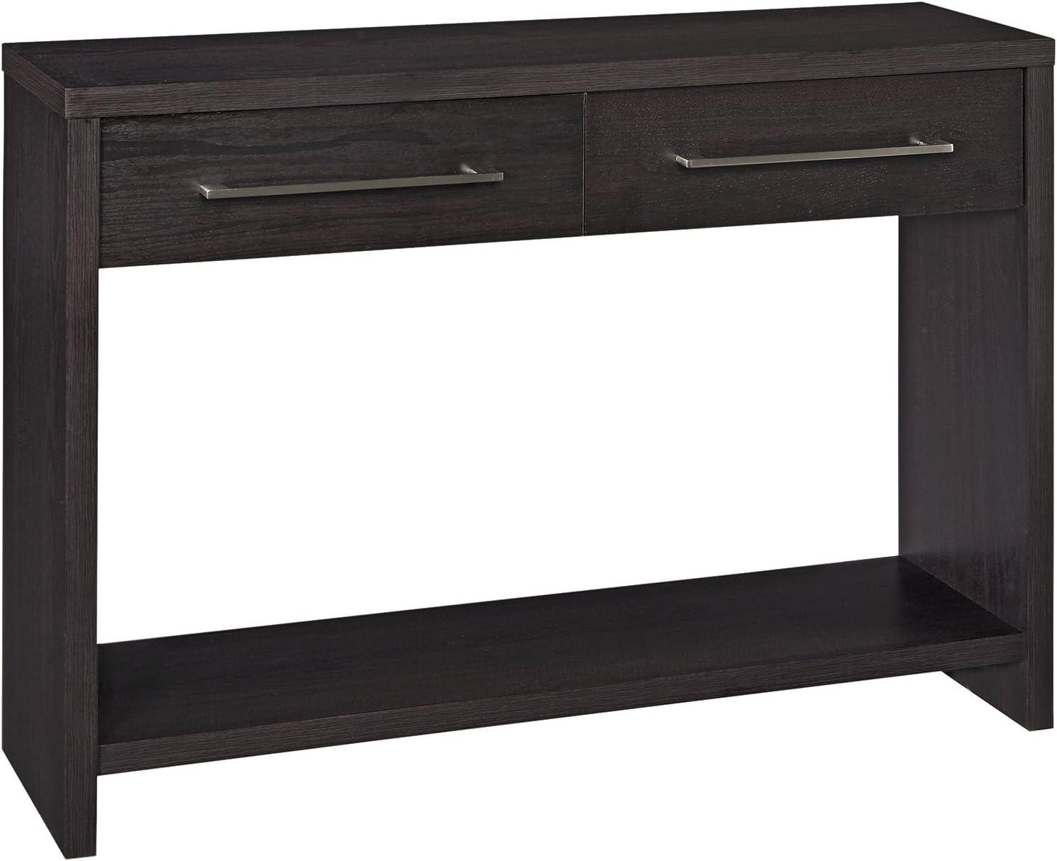 imageClosetMaid 438 in W Home Office Desk for Computer Laptop Writing Study with Modern Simple Style Black Walnut Wood FinishBlack Walnut