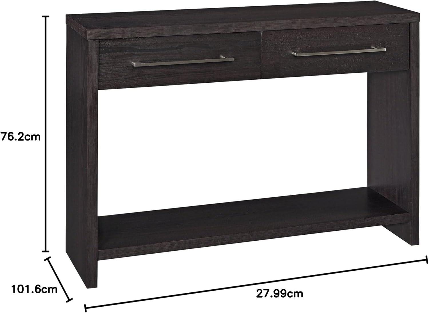 imageClosetMaid 438 in W Home Office Desk for Computer Laptop Writing Study with Modern Simple Style Black Walnut Wood FinishBlack Walnut