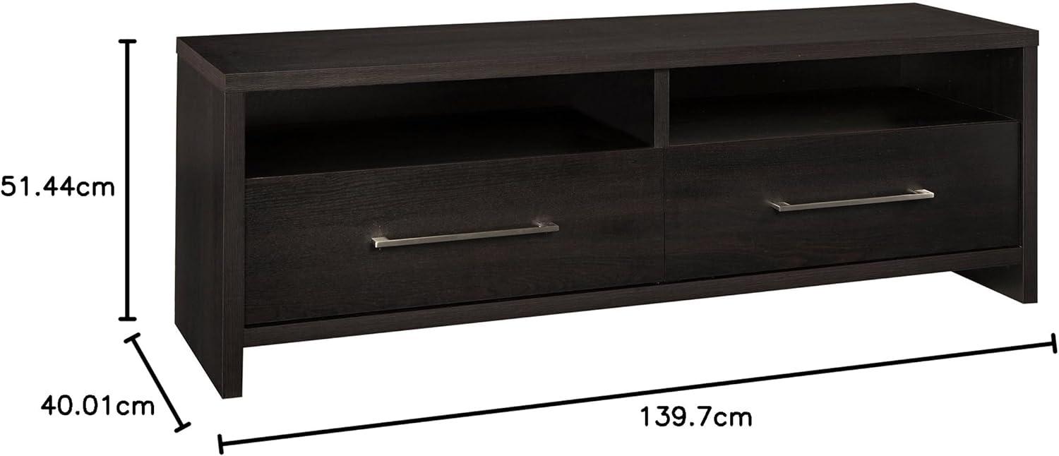 imageClosetMaid 438 in W Home Office Desk for Computer Laptop Writing Study with Modern Simple Style Black Walnut Wood FinishBlack Walnut