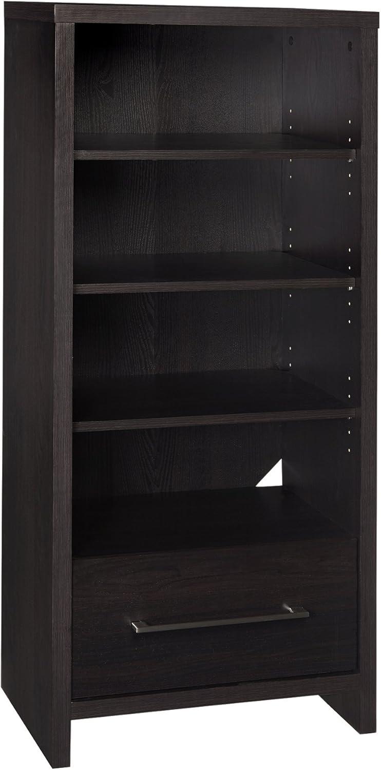 imageClosetMaid 438 in W Home Office Desk for Computer Laptop Writing Study with Modern Simple Style Black Walnut Wood FinishBlack Walnut