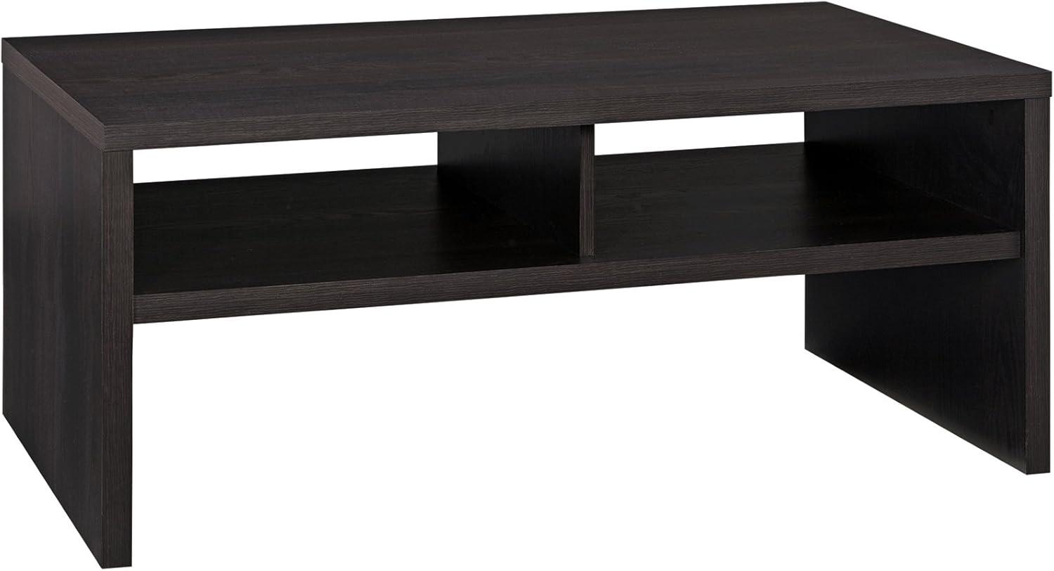 imageClosetMaid 438 in W Home Office Desk for Computer Laptop Writing Study with Modern Simple Style Black Walnut Wood FinishBlack Walnut