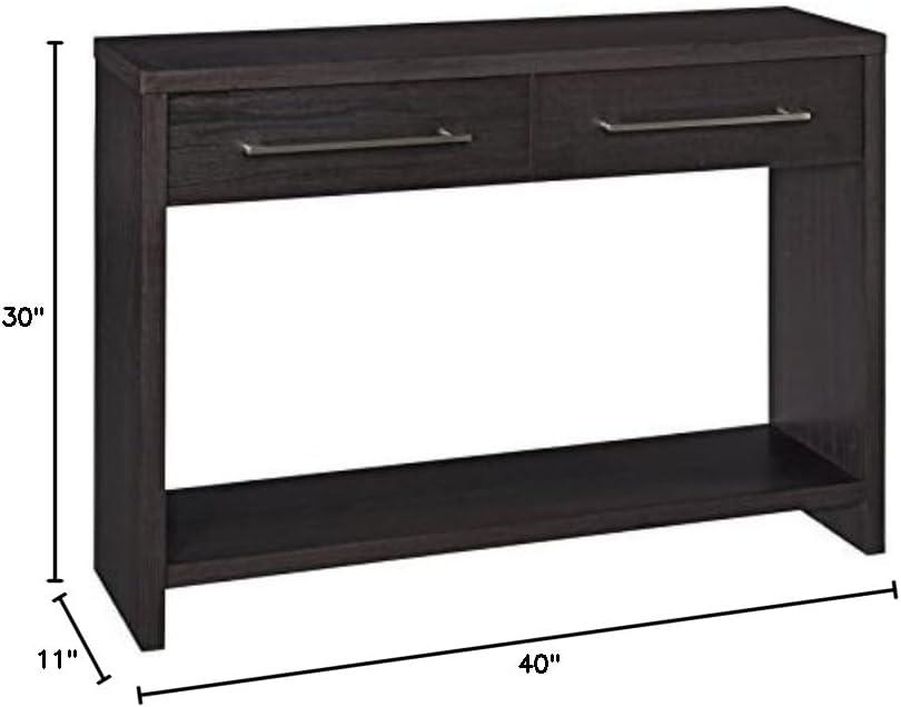 imageClosetMaid 438 in W Home Office Desk for Computer Laptop Writing Study with Modern Simple Style Black Walnut Wood FinishBlack Walnut