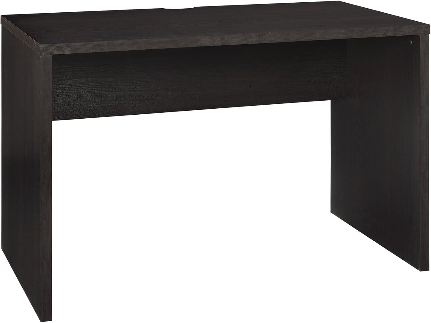 imageClosetMaid 438 in W Home Office Desk for Computer Laptop Writing Study with Modern Simple Style Black Walnut Wood FinishBlack Walnut