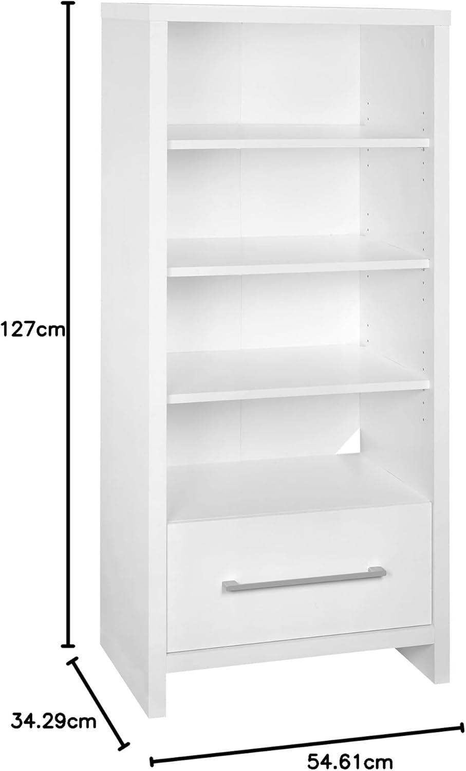 imageClosetMaid 438 in W Home Office Desk for Computer Laptop Writing Study with Modern Simple Style Black Walnut Wood FinishWhite