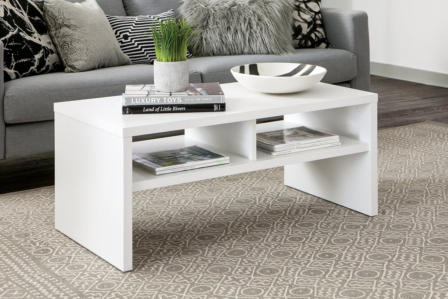 imageClosetMaid 438 in W Home Office Desk for Computer Laptop Writing Study with Modern Simple Style Black Walnut Wood FinishWhite