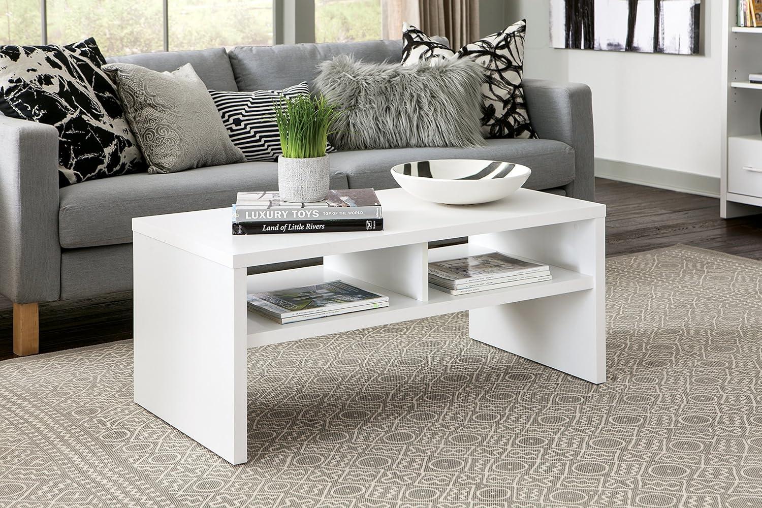 imageClosetMaid 438 in W Home Office Desk for Computer Laptop Writing Study with Modern Simple Style Black Walnut Wood FinishWhite