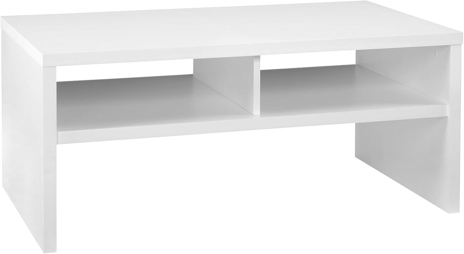 imageClosetMaid 438 in W Home Office Desk for Computer Laptop Writing Study with Modern Simple Style Black Walnut Wood FinishWhite