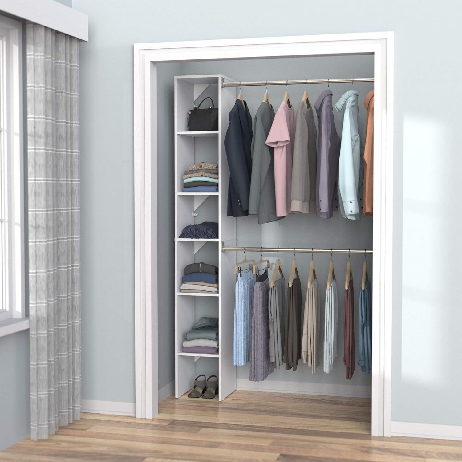 imageClosetMaid 4867 SuiteSymphony 12Inch Starter Tower Kit Pure White