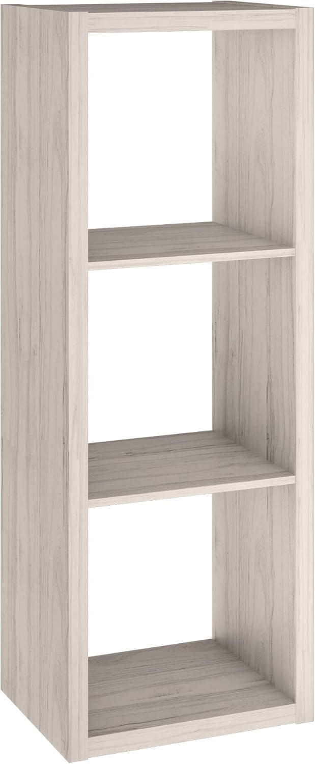 imageClosetMaid 6 Cube Storage Shelf Organizer Bookshelf with Open Back Vertical or Horizontal Easy Assembly Wood White FinishBleached Walnut