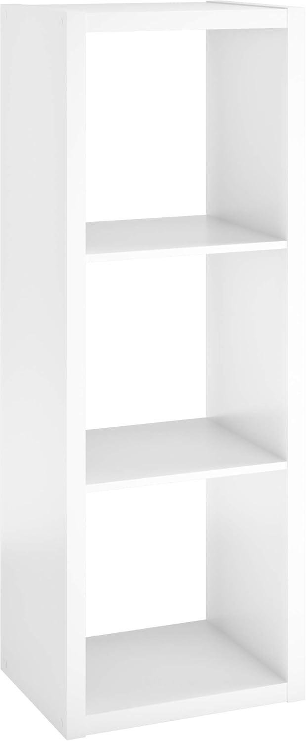 imageClosetMaid 6 Cube Storage Shelf Organizer Bookshelf with Open Back Vertical or Horizontal Easy Assembly Wood White FinishWhite