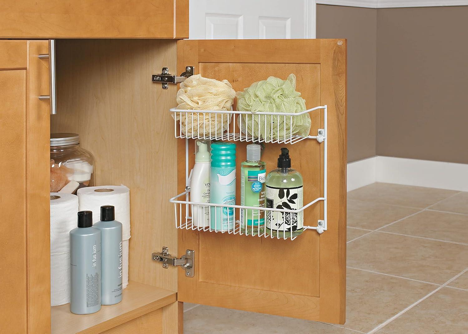 imageClosetMaid 8033 4Tier Wall Rack 18Inch Wide White12Inch Wide