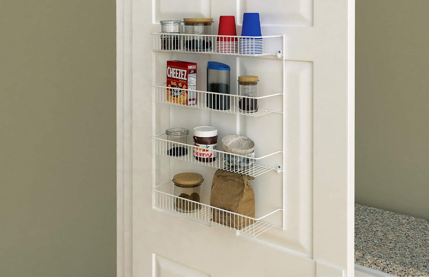 imageClosetMaid 8033 4Tier Wall Rack 18Inch Wide White18Inch Wide