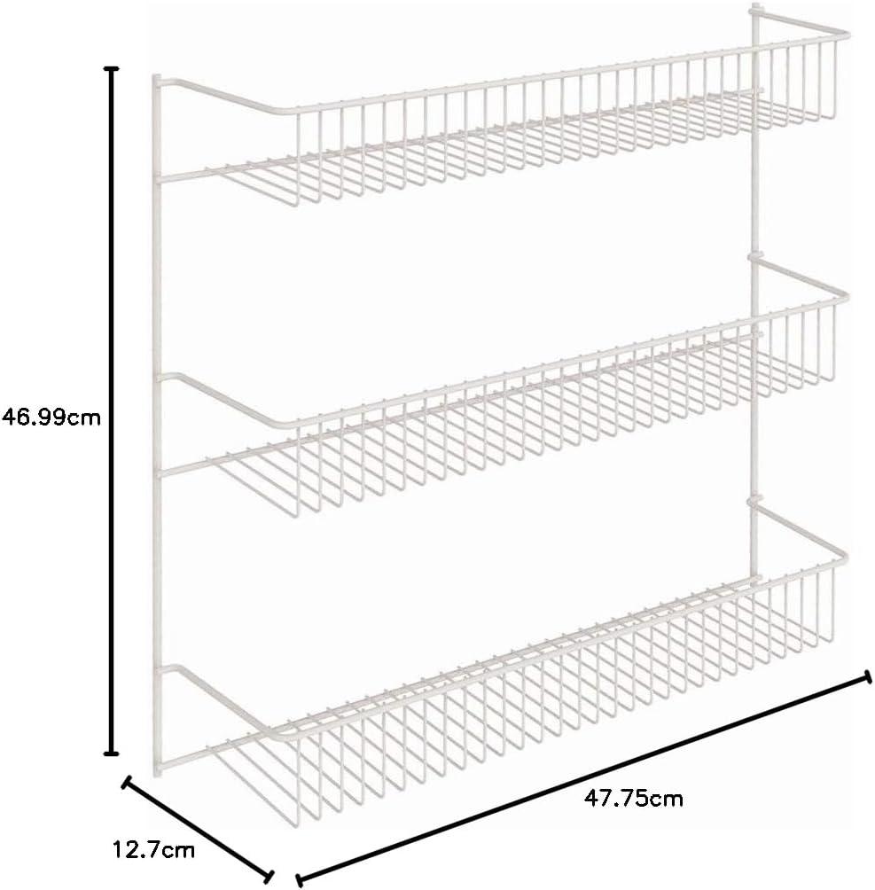 imageClosetMaid 8033 4Tier Wall Rack 18Inch Wide White18Inch Wide