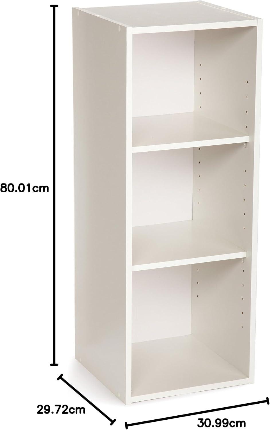 imageClosetMaid 8987 Stackable 3Shelf Organizer WhiteWhite