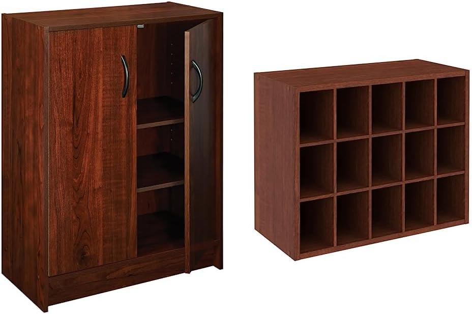 imageClosetMaid 8991 Stackable 1Door Organizer EspressoDark Cherry