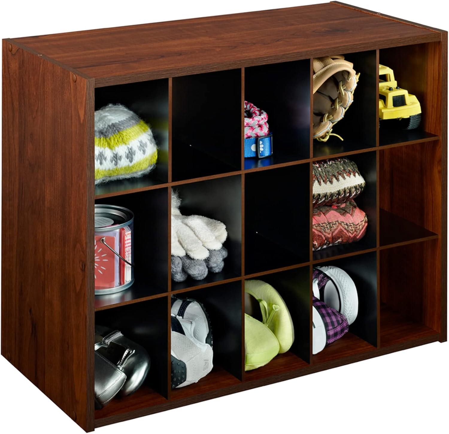imageClosetMaid 8991 Stackable 1Door Organizer EspressoDark Cherry