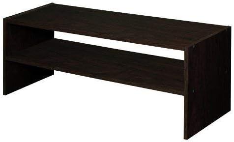 imageClosetMaid 8993 Stackable 24Inch Wide Horizontal Organizer WhiteEspresso