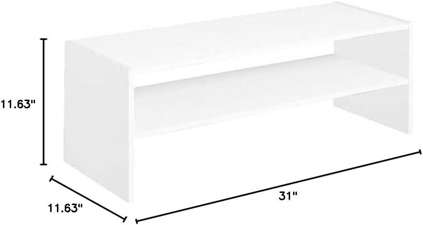 imageClosetMaid 8993 Stackable 24Inch Wide Horizontal Organizer WhiteWhite