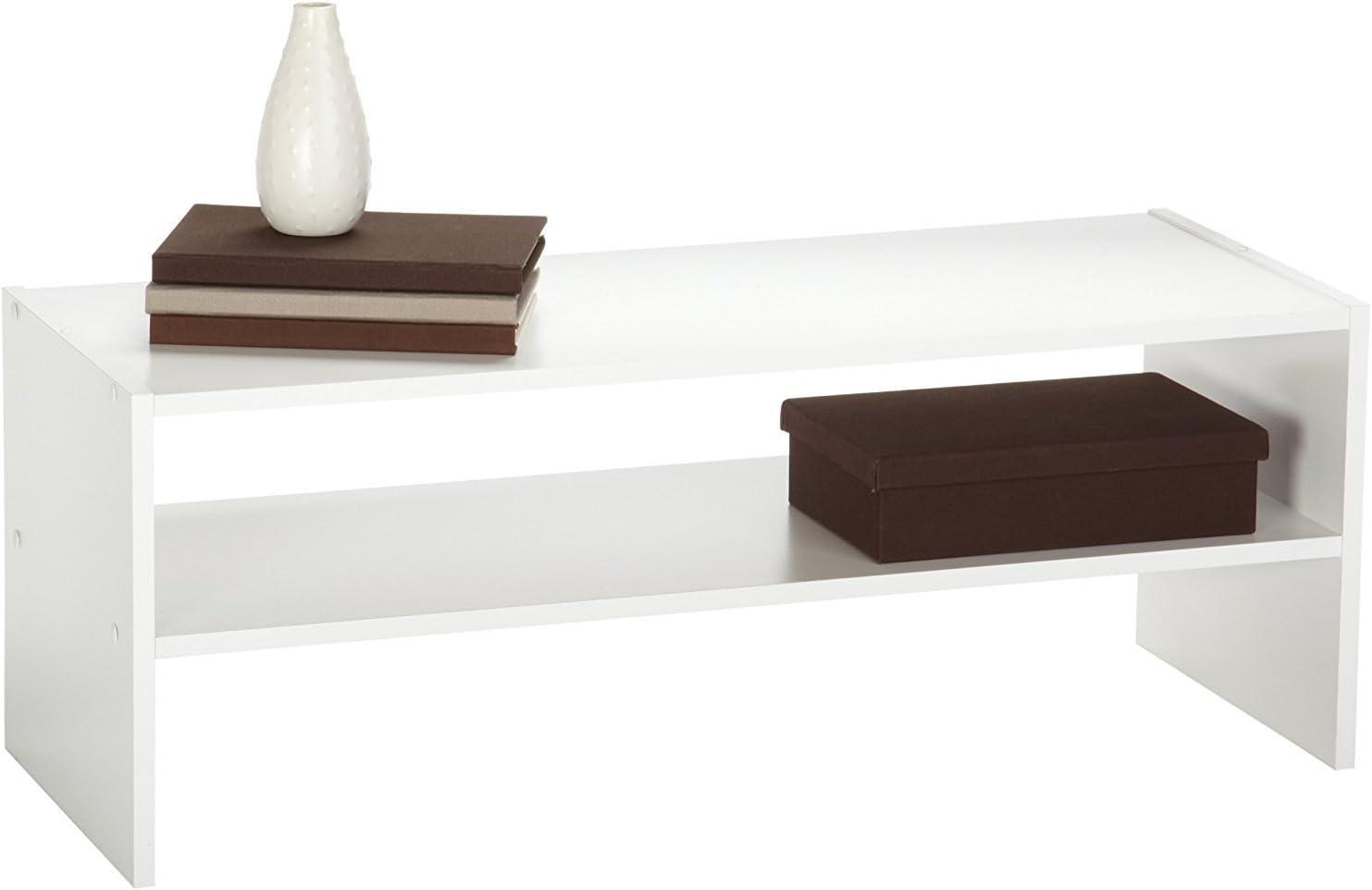 imageClosetMaid 8993 Stackable 24Inch Wide Horizontal Organizer WhiteWhite