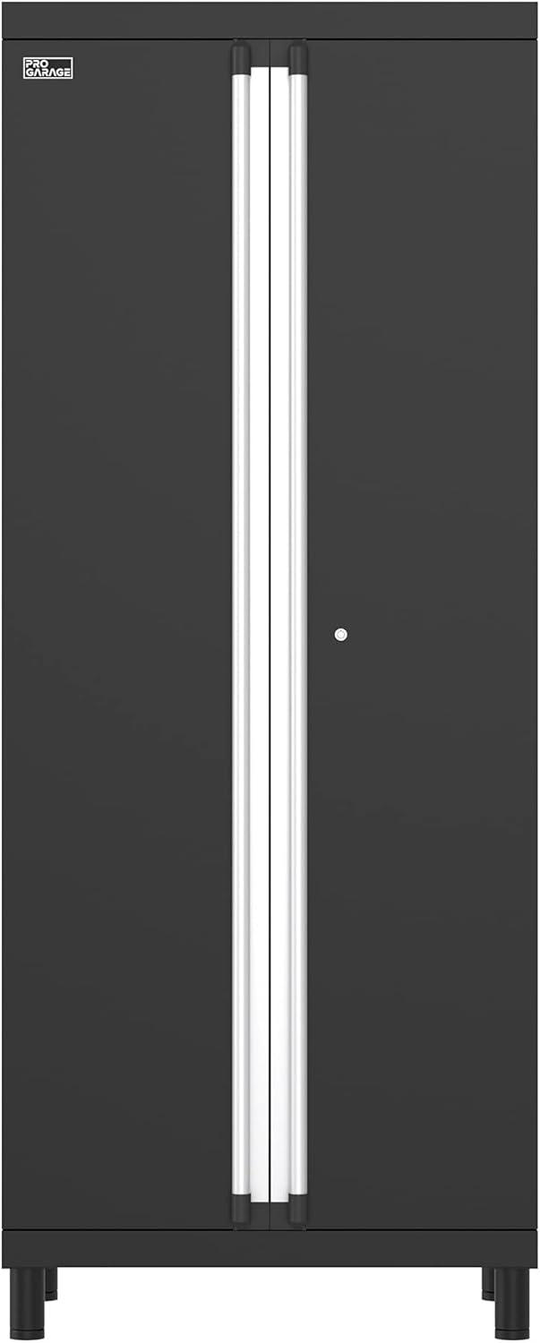 imageClosetMaid ProGarage Tall Cabinet with Two Doors Lock and Adjustable Shelves for Garage Storage Heavy Duty Steel Black