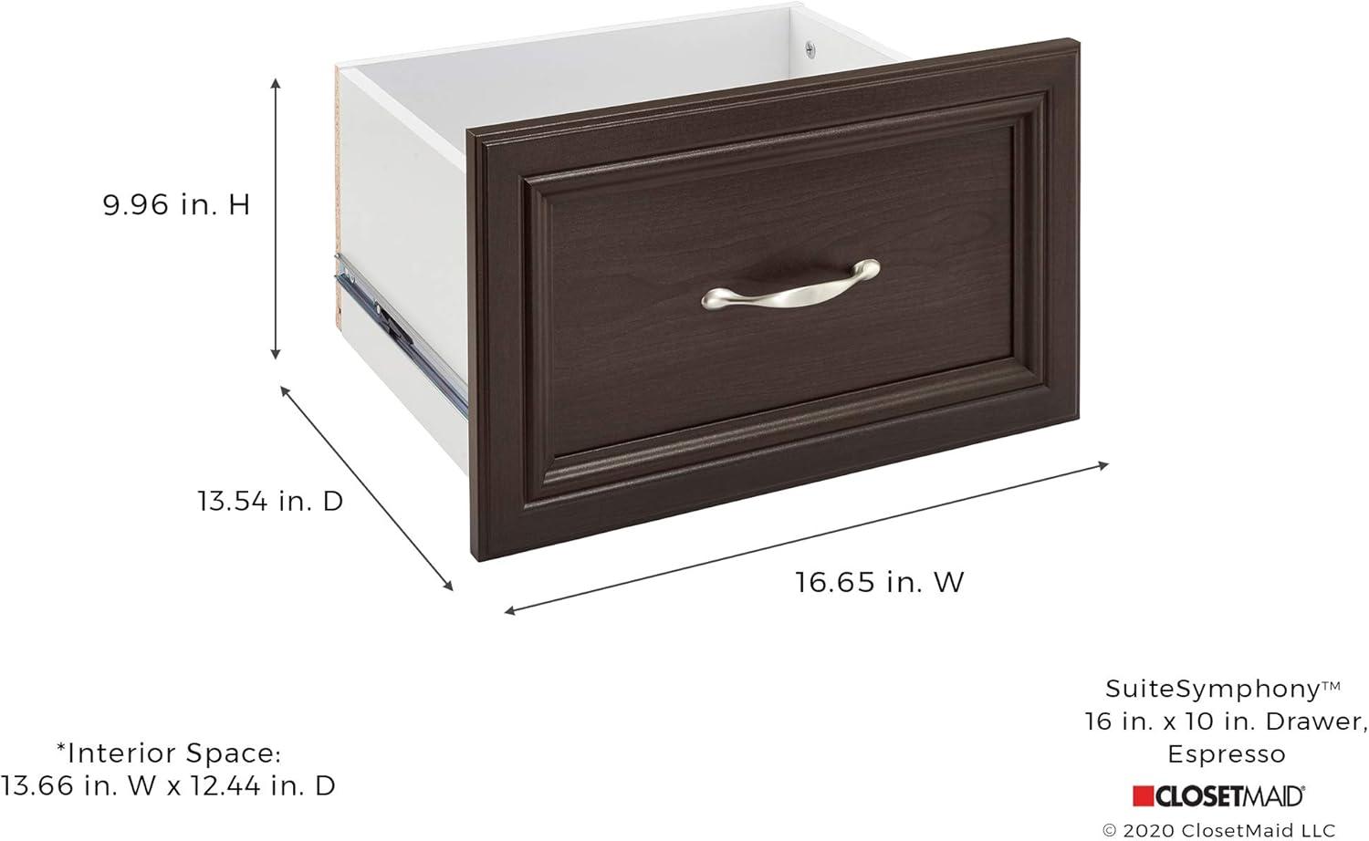 imageClosetMaid SuiteSymphony Tie Belt or Jewelry Rack Sliding Slide Out Closet Organizer 14 Hooks Wall Mount or Add On Accessory Satin NickelEspresso