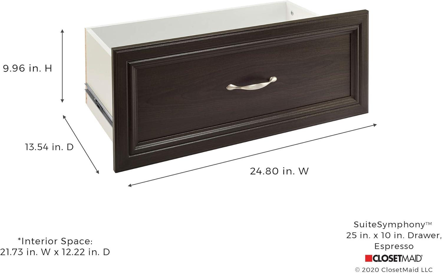 imageClosetMaid SuiteSymphony Tie Belt or Jewelry Rack Sliding Slide Out Closet Organizer 14 Hooks Wall Mount or Add On Accessory Satin NickelEspresso