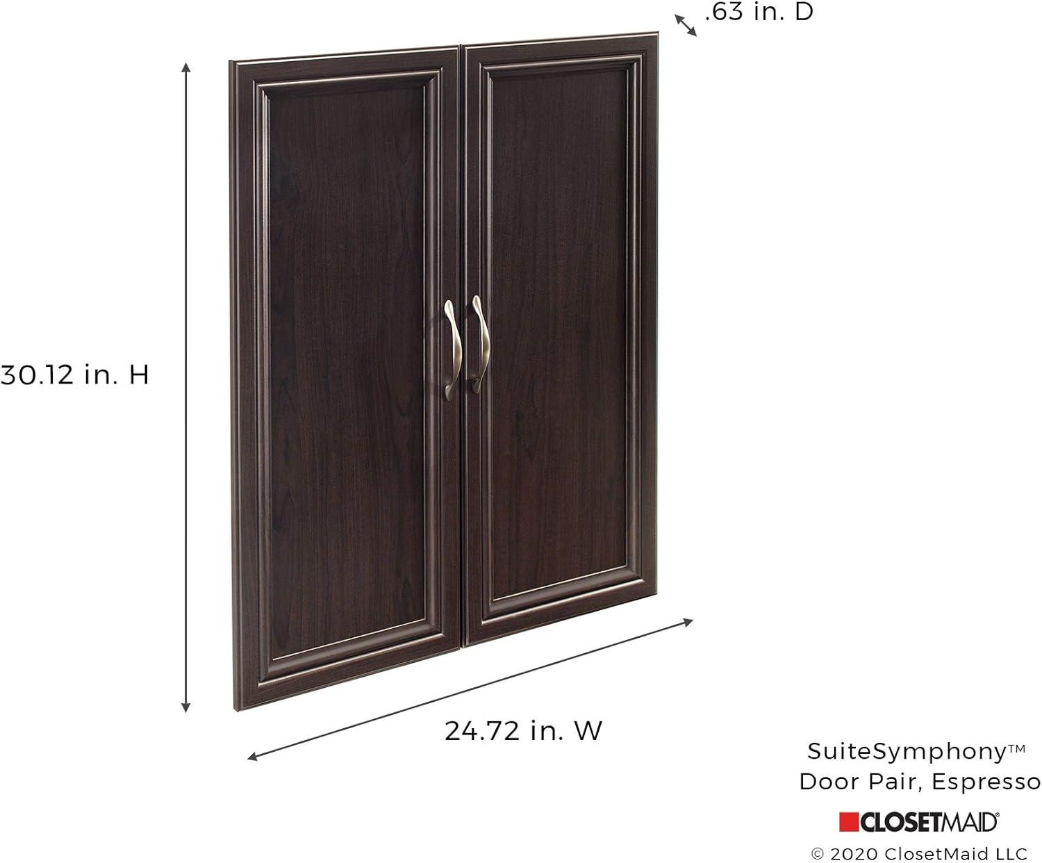 imageClosetMaid SuiteSymphony Tie Belt or Jewelry Rack Sliding Slide Out Closet Organizer 14 Hooks Wall Mount or Add On Accessory Satin NickelEspresso