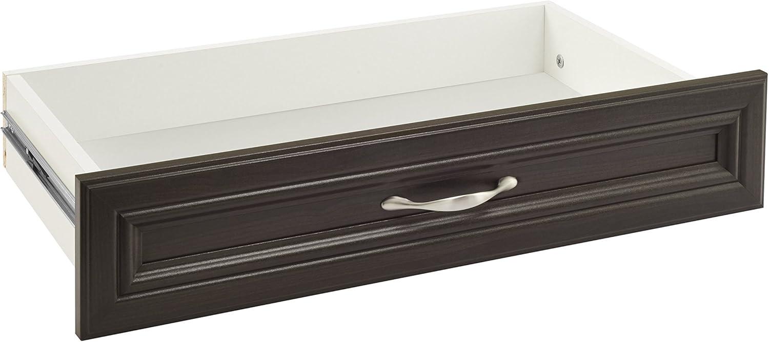 imageClosetMaid SuiteSymphony Tie Belt or Jewelry Rack Sliding Slide Out Closet Organizer 14 Hooks Wall Mount or Add On Accessory Satin NickelEspresso