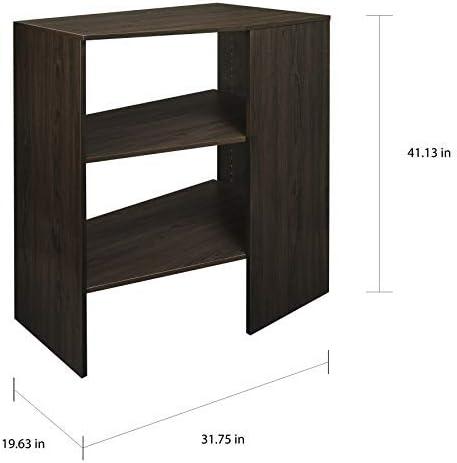 imageClosetMaid SuiteSymphony Tie Belt or Jewelry Rack Sliding Slide Out Closet Organizer 14 Hooks Wall Mount or Add On Accessory Satin NickelEspresso