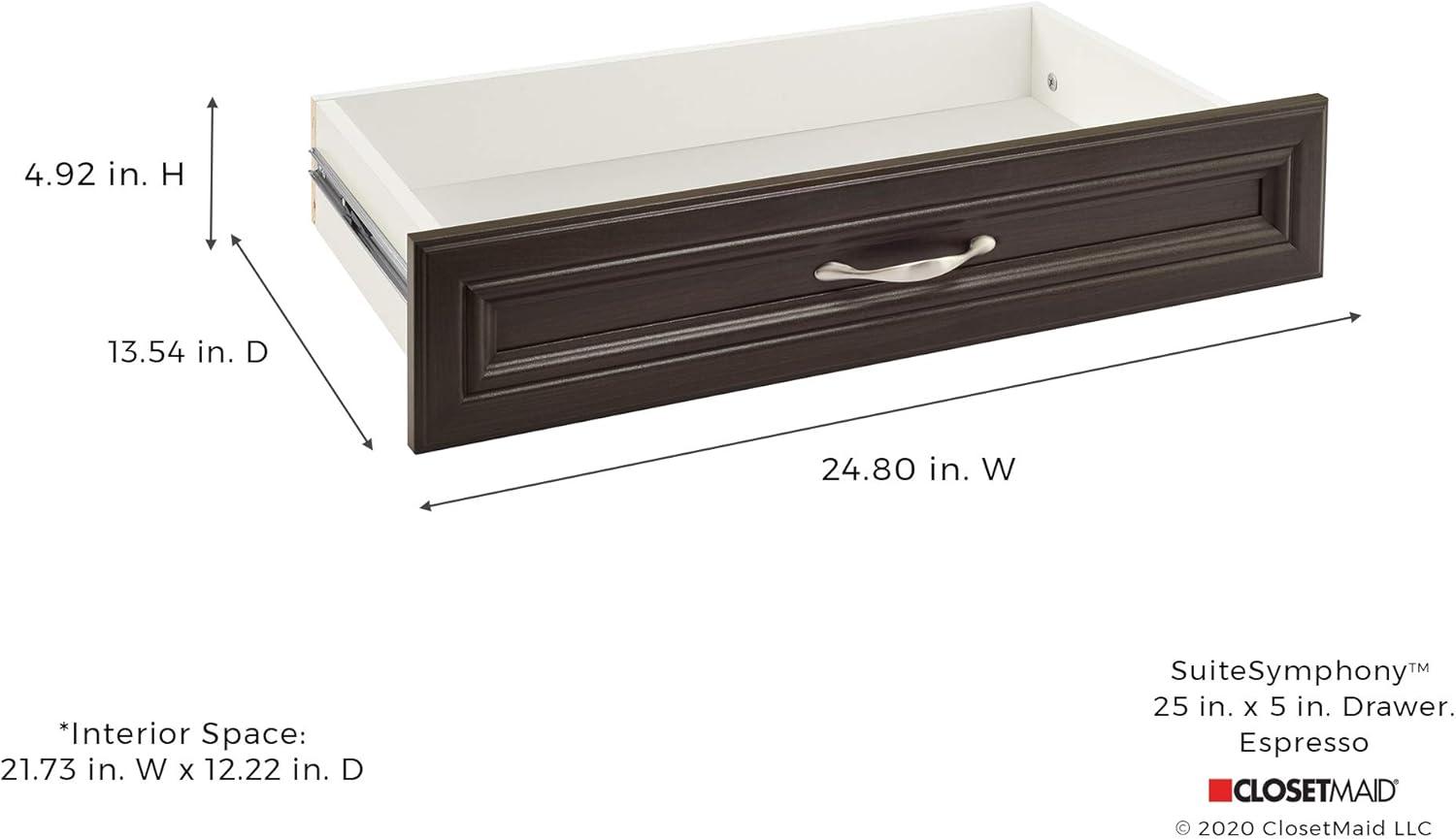 imageClosetMaid SuiteSymphony Tie Belt or Jewelry Rack Sliding Slide Out Closet Organizer 14 Hooks Wall Mount or Add On Accessory Satin NickelEspresso