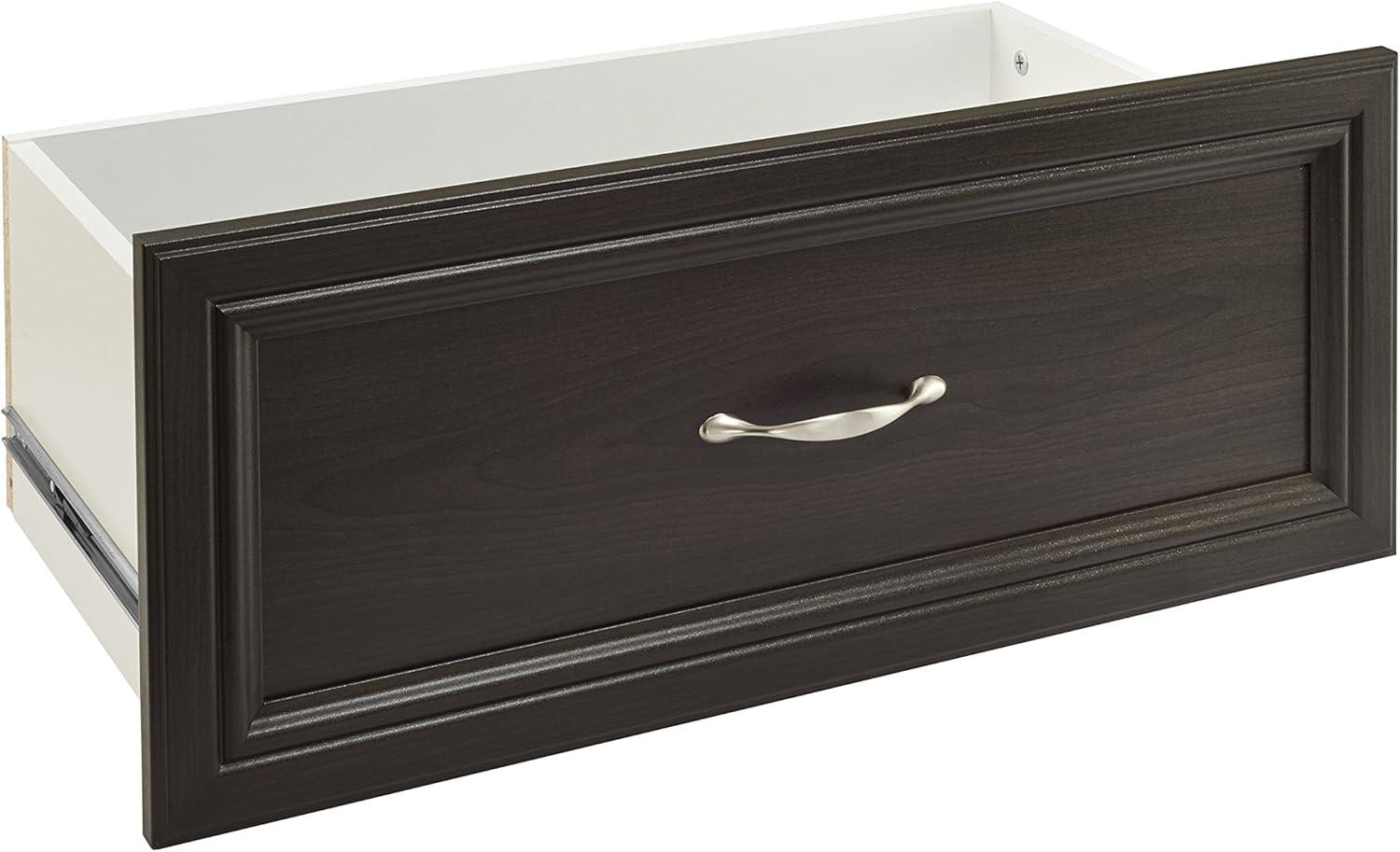 imageClosetMaid SuiteSymphony Tie Belt or Jewelry Rack Sliding Slide Out Closet Organizer 14 Hooks Wall Mount or Add On Accessory Satin NickelEspresso