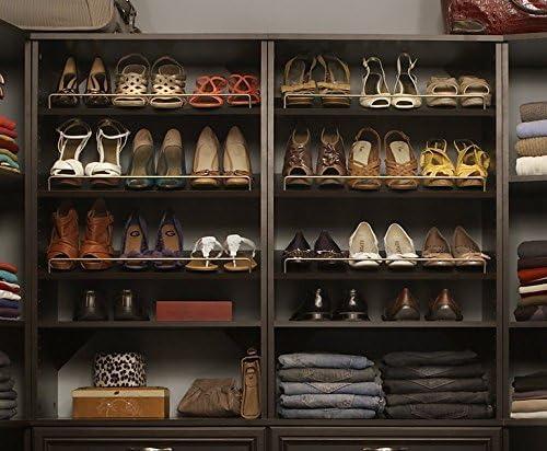 imageClosetMaid SuiteSymphony Tie Belt or Jewelry Rack Sliding Slide Out Closet Organizer 14 Hooks Wall Mount or Add On Accessory Satin NickelEspresso