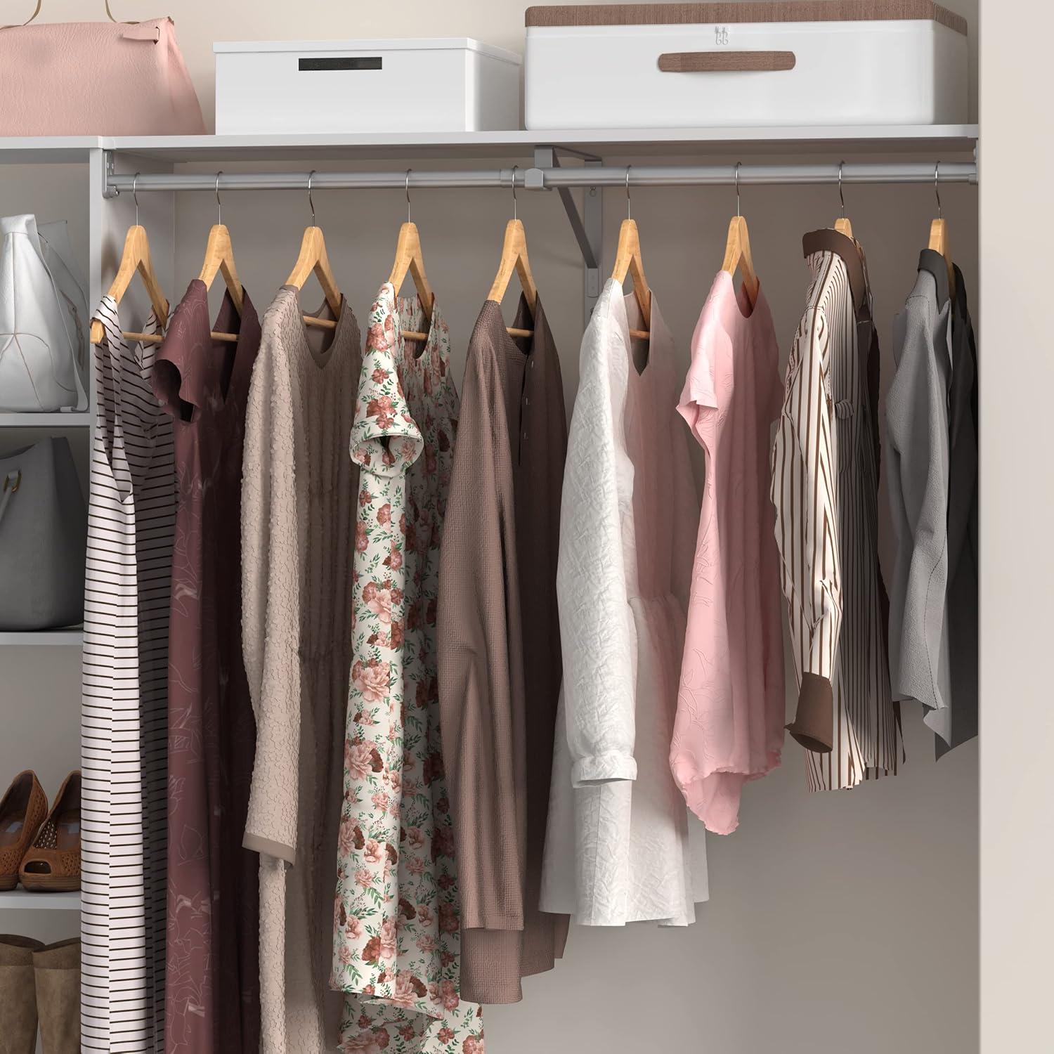 imageClosetMaid SuiteSymphony Tie Belt or Jewelry Rack Sliding Slide Out Closet Organizer 14 Hooks Wall Mount or Add On Accessory Satin NickelSatin Nickel