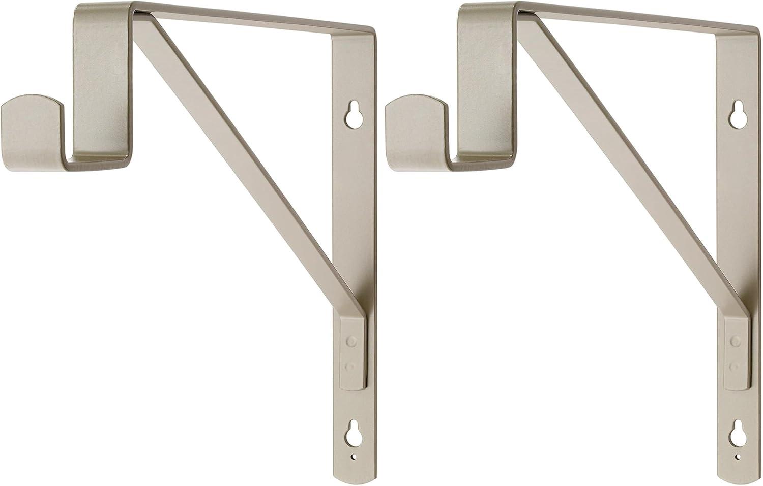 imageClosetMaid SuiteSymphony Tie Belt or Jewelry Rack Sliding Slide Out Closet Organizer 14 Hooks Wall Mount or Add On Accessory Satin NickelSatin Nickel