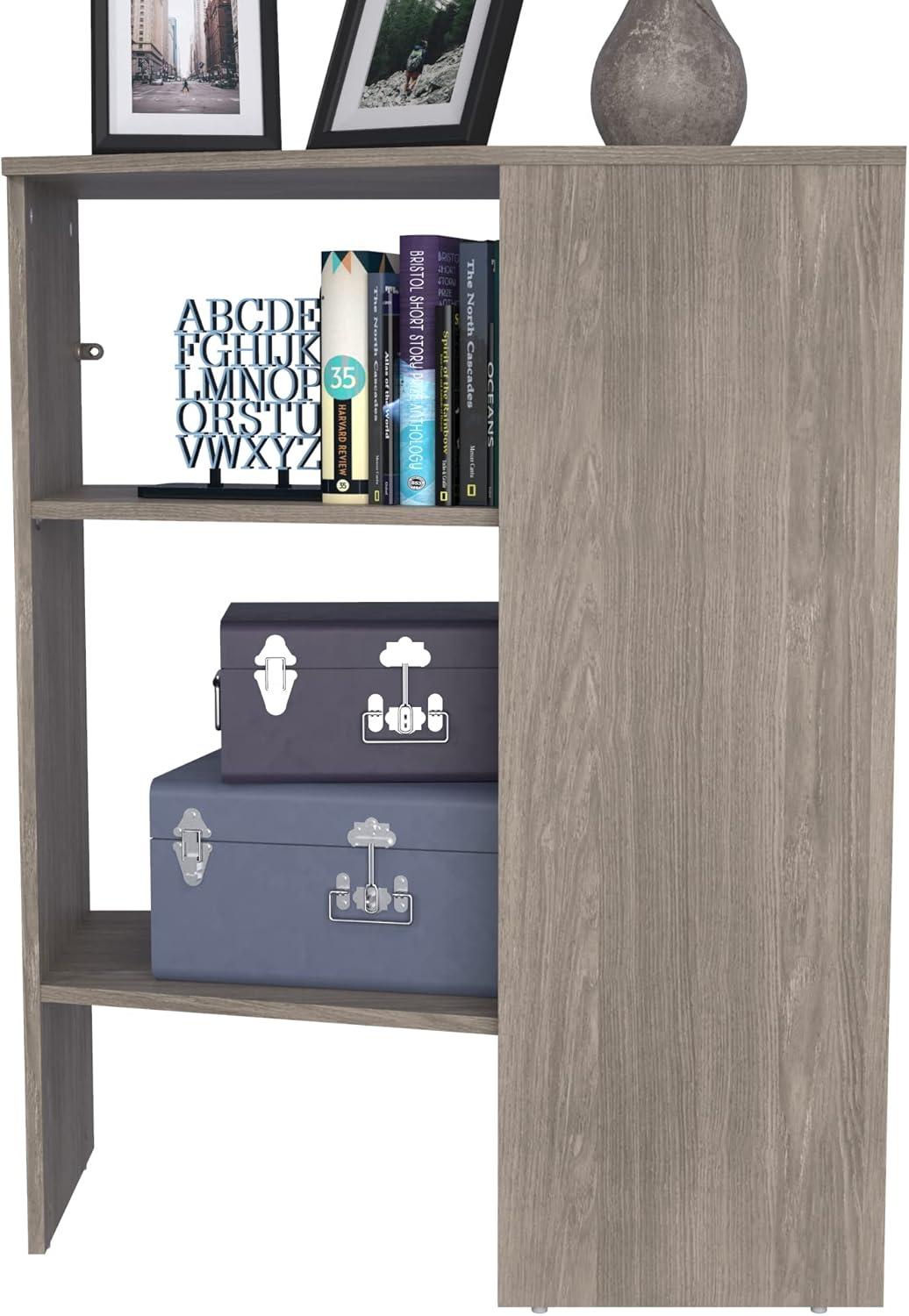 imageClosetMaid SuiteSymphony Wood Corner Shelf Unit 2 Shelves Adjustable Stacking For Storage Closet Clothes Shoes Dcor Pure White 4113quot X 1963quot X 3175quot Corner UnitGraphite Grey