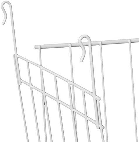imageClosetMaid Wire Hanging Shelf Basket for Storage Organization in Closet or Pantry No Assembly or Installation Durable 1068quotD x 1839quotW x 799quotH WhiteItem Container