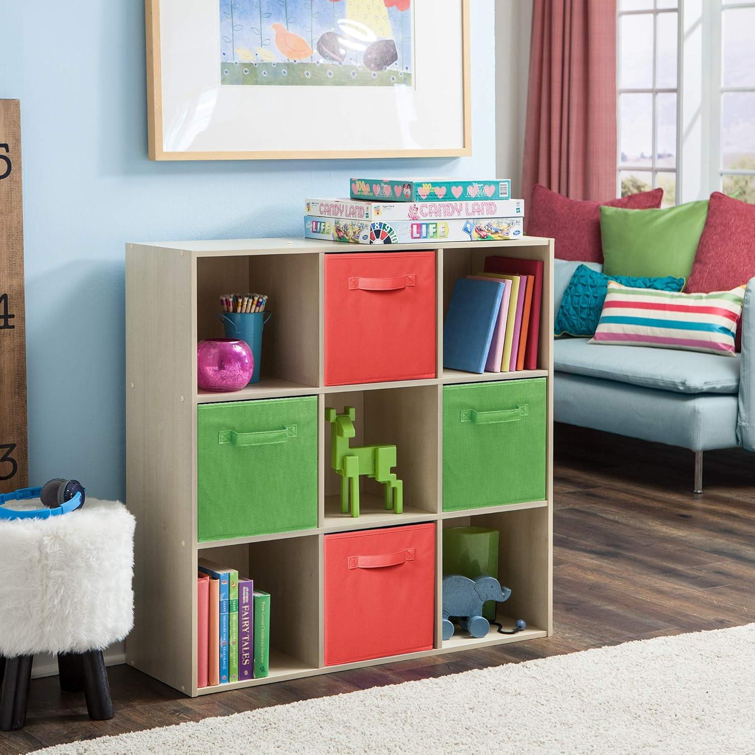 imageClosetmaid Decorative Home Stackable 6 Cube Cubeicals Organizer Storage Bookcase with Hardware for Office Home and Closet WhiteBirch