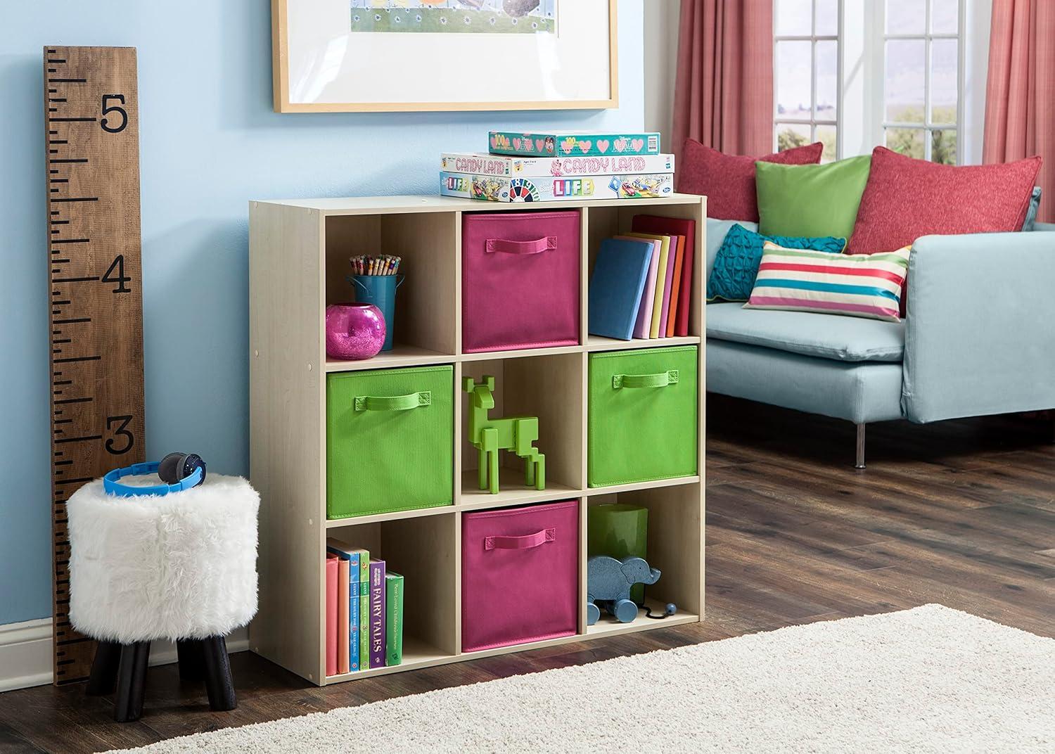 imageClosetmaid Decorative Home Stackable 6 Cube Cubeicals Organizer Storage Bookcase with Hardware for Office Home and Closet WhiteBirch