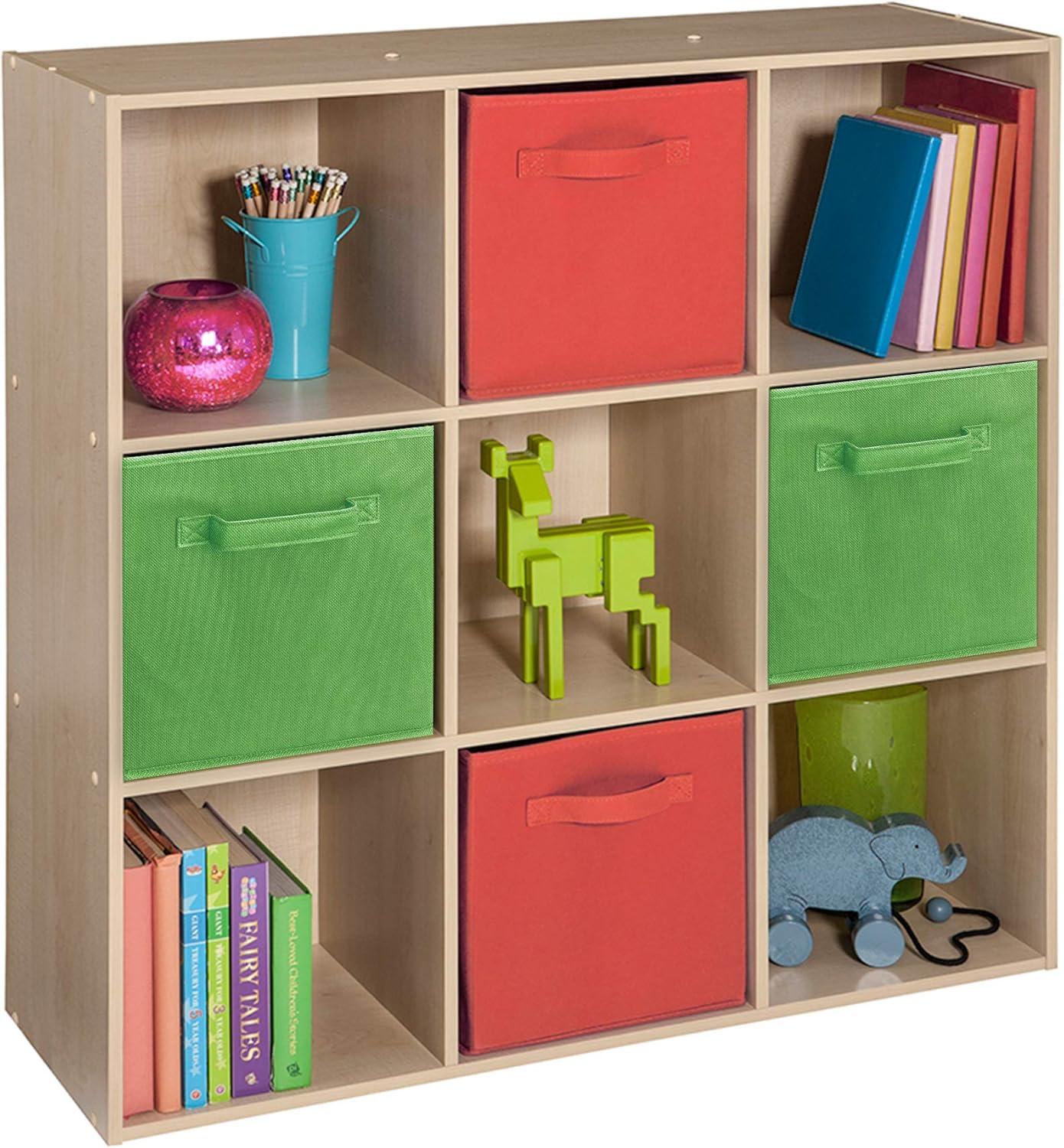 imageClosetmaid Decorative Home Stackable 6 Cube Cubeicals Organizer Storage Bookcase with Hardware for Office Home and Closet WhiteBirch